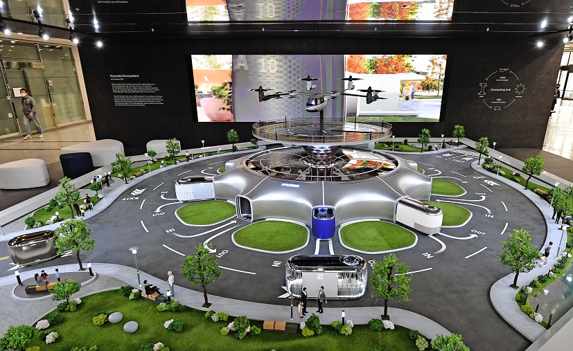 Hyundai Motor Showcases Miniature Model of Smart Mobility Ecosystem
