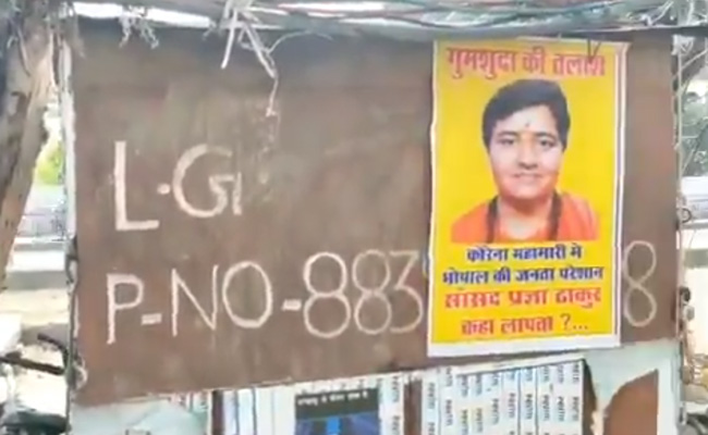 "Pragya Thakur In AIIMS": BJP After 'Missing' Posters Prop Up Across Bhopal