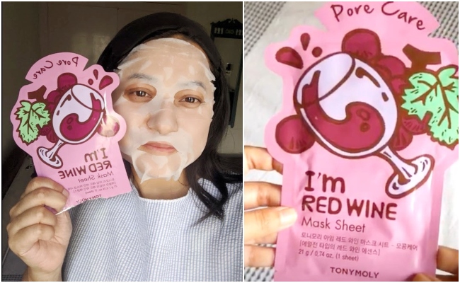 Beauty Review: We Tried The Tony Moly I'm Red Wine Mask Sheet