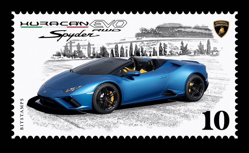 Lamborghini Launches Huracan EVO RWD Spyder Collector's Digital Stamp