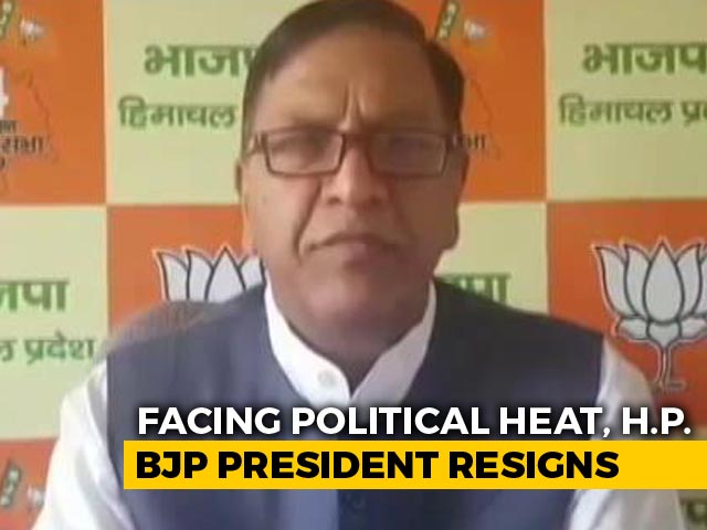 Himachal BJP Chief Resigns Amid Health Corruption Scandal