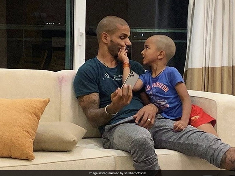 "Apple Doesn't Fall Far From The Tree": Shikhar Dhawan's Son Zoravar Looks Exactly Like His Father In This Photo