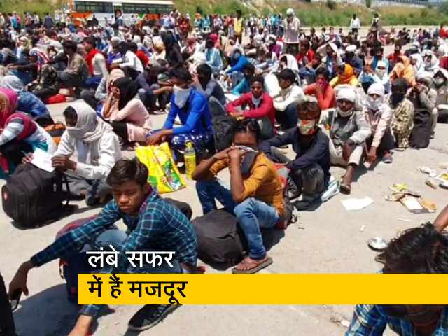 गांवों और पटरियों के किनारे वापसी कर रहे हैं मजूदर