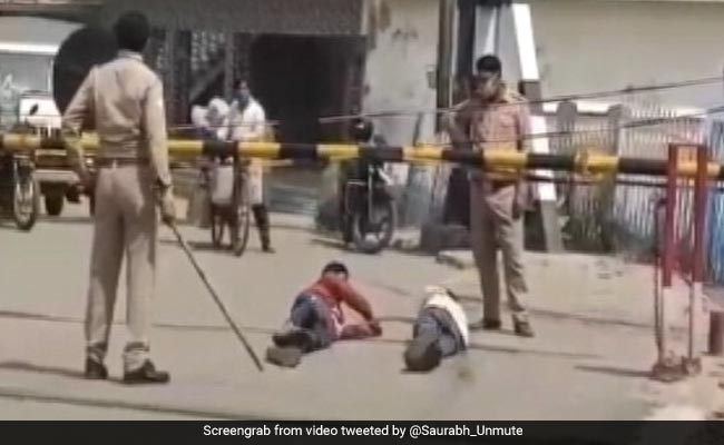 In UP, Police Torture Migrants Who Missed Out On Masks