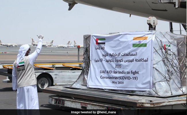 India Gets 7 Tons Of Medical Supply From UAE To Fight COVID-19
