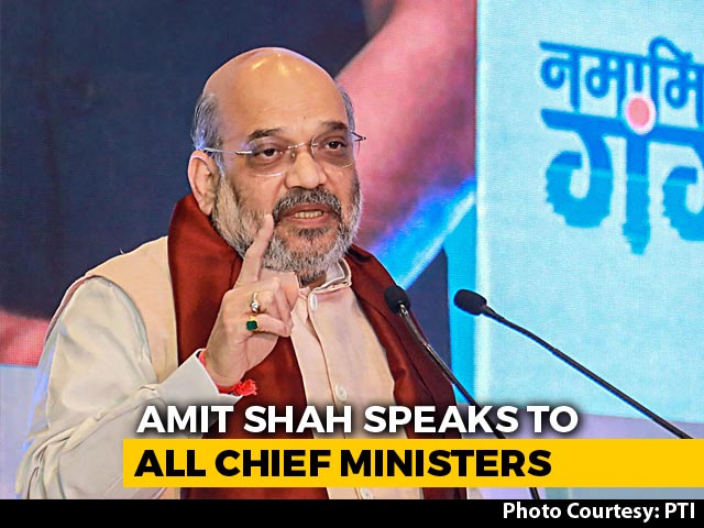 Amit Shah Speaks To Chief Ministers, Asks For Feedback On Lockdown