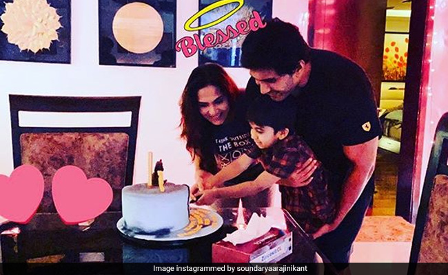 How Soundarya Rajinikanth Made Son Ved's 5th Birthday Special