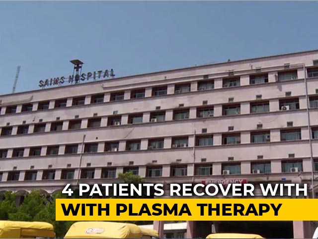 4 Critical Coronavirus Patients Recover After Plasma Therapy In Indore