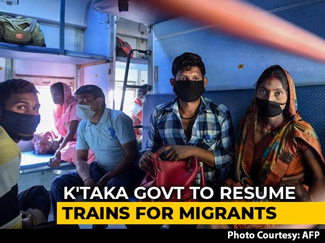 Karnataka To Restart Trains Taking Migrant Workers To Their Home States After Outrage