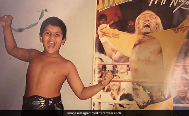 Ranveer Singh Shares A Throwback From The Time "When WWF Was Life." His Inspiration - Hulk Hogan