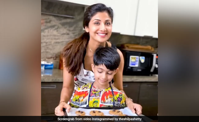 This Video Of Shilpa Shetty With Son Viaan Raj Kundra Is As Sweet As The Cookies They Baked