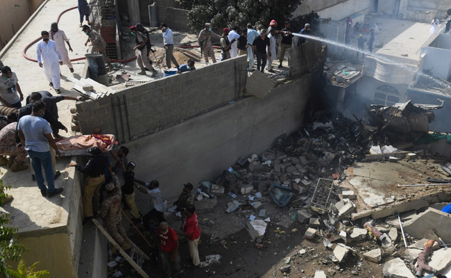 PIA Flight With 99 On Board Crashes In Karachi Minute Before Landing