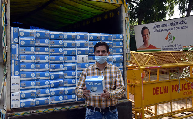 प्रियंका गांधी ने एक लाख मास्क वाराणसी भेजे, कांग्रेस का यूपी में 67 लाख लोगों की मदद करने का दावा