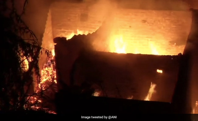 Massive Fire Breaks Out At Delhi Slum, 45 Fire Tenders On Spot