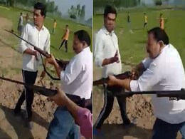 On Camera, Samajwadi Party Leader And Son Shot Dead In UP On Camera, Samajwadi Party Leader And Son Shot Dead In UP