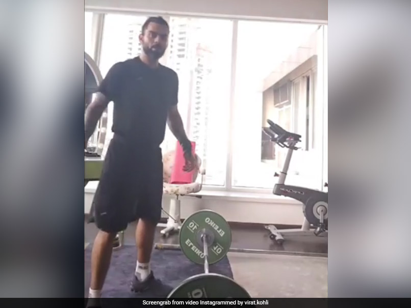 Virat Kohli Shows Off Extreme Weightlifting Skills, AB De Villiers Left In Awe. Watch Video