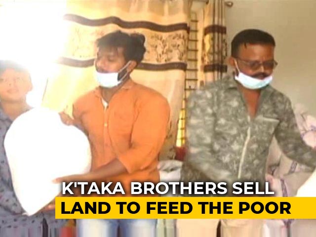 Amid Lockdown, 2 Brothers Sell Land For Rs 25 Lakh To Feed The Poor In Karnataka