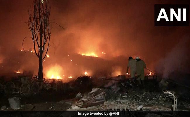 Massive Fire Breaks Out At Delhi Slum, 1,500 Shanties Destroyed
