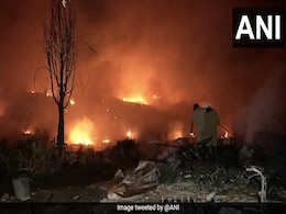 Massive Fire Breaks Out At Delhi Slum, 1,500 Shanties Destroyed Massive Fire Breaks Out At Delhi Slum, 1,500 Shanties Destroyed