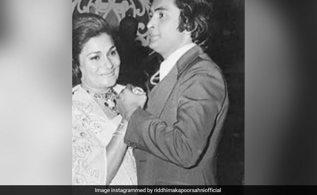 Rishi Kapoor And Mother Krishna, "Reunited" In Daughter Riddhima's Throwback Pic