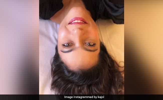 Kajol Takes A Selfie To Suit An "Upside Down World"