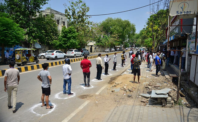 Visakhapatnam Deploys Government Teachers To Manage Crowd Outside Wine Shops