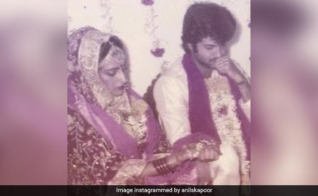 Anil Kapoor Had Tears In His Eyes When He Saw Sunita Kapoor As His Bride. Read His Post