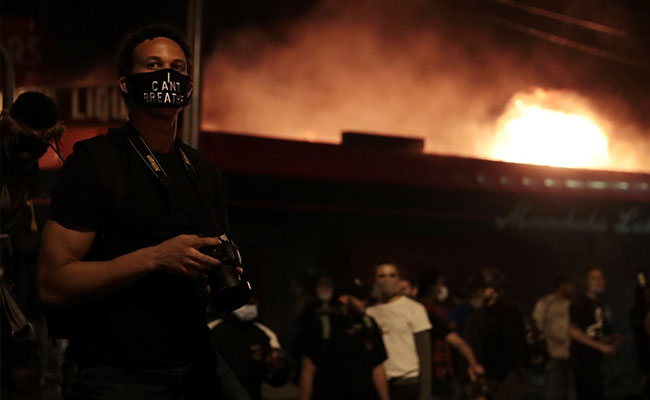 On Day 4 Of Minnesota Protests, Police Station Catches Fire