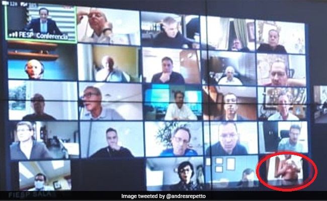 Man Accidentally Appears Naked During Zoom Meeting With Brazil President