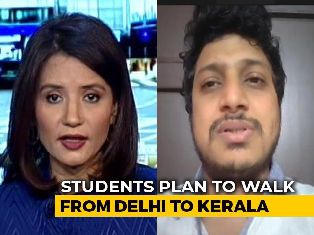 Stranded Students In Delhi To Begin March To Kerala Tomorrow