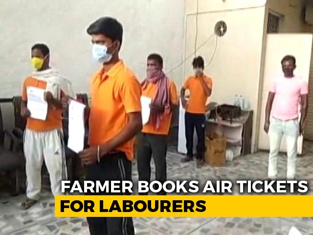 Delhi Farmer Spends Rs 70,000 On Air Tickets To Send 10 Migrants Home