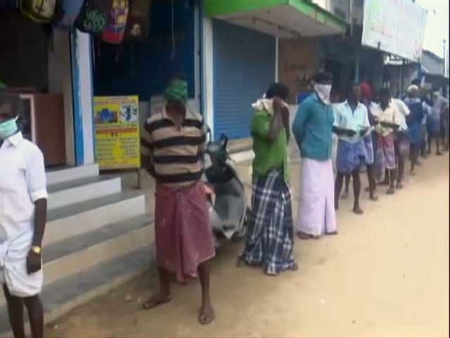 Liquor Shops Reopen In Tamil Nadu Amid Lockdown