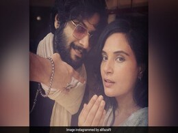 Richa Chadha And Ali Fazal In A "Photo Booth Moment" From Eid Festivities Richa Chadha And Ali Fazal In A "Photo Booth Moment" From Eid Festivities