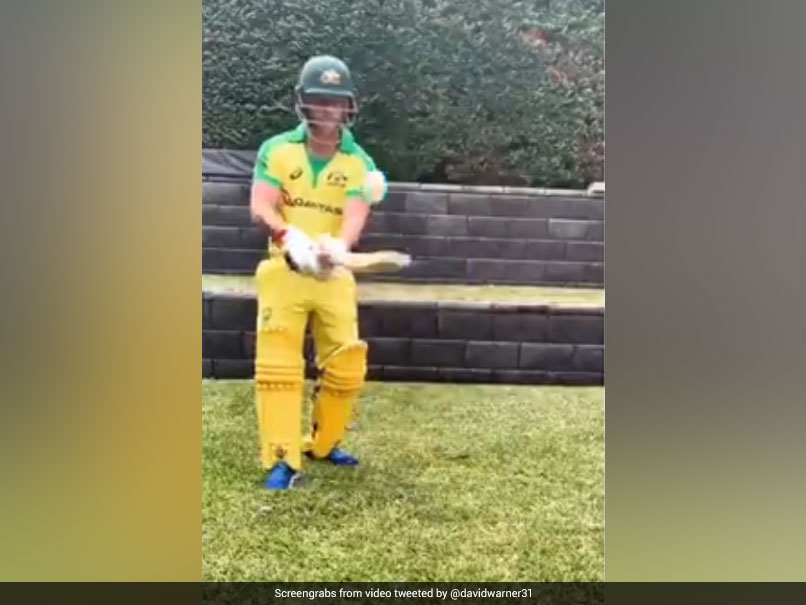 David Warner "Bored Of Shadow Batting", Comes Up With Funny TikTok Video. Watch