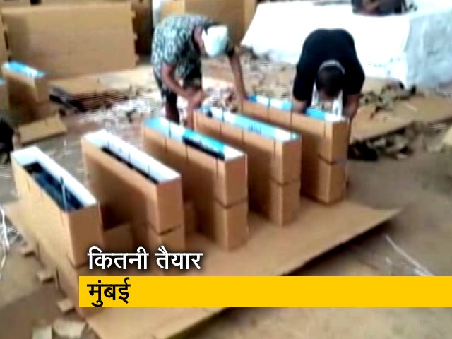 कोरोना से जंग: मुंबई का MMRDA मैदान बना कोरोना अस्पताल