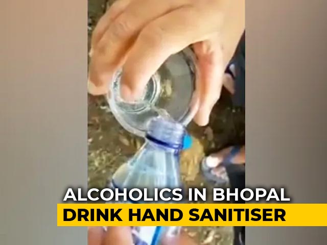 With Liquor Shops Shut, Some In Bhopal Turn To "Cheaper" Hand Sanitizers
