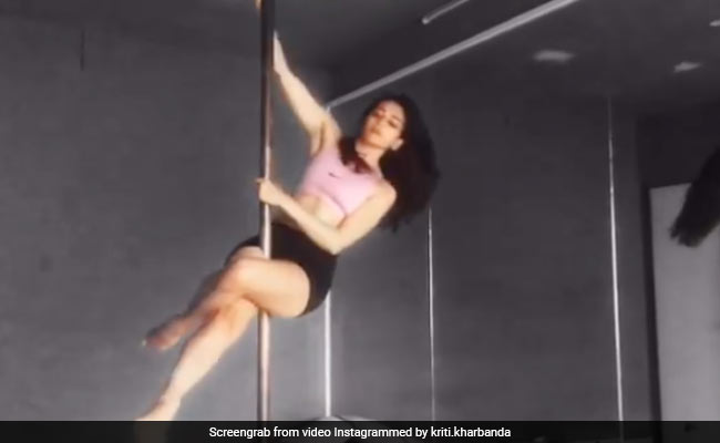 Throwback To The Time When Kriti Kharbanda Did A Pole Dance To Stay Fit