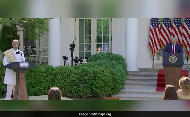 Hindu Priest Invited By Trump Recites Vedic Prayer At White House