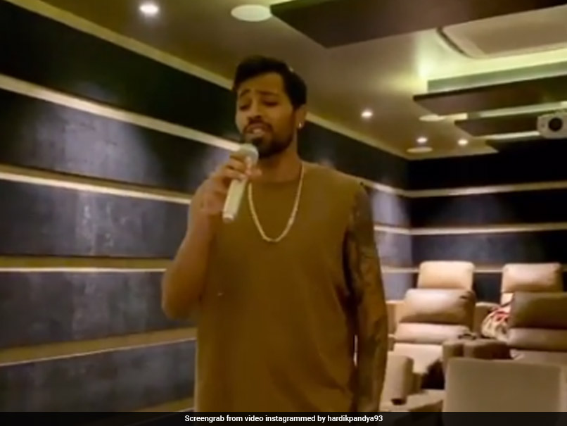 Hardik Pandya Shares Karaoke Video, Fiancee Natasa Stankovic Comes Up With Cute Reply