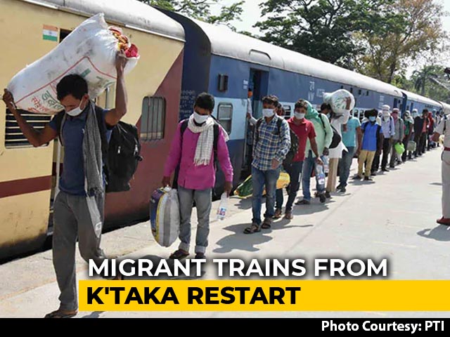 4 Migrant Trains From Karnataka Today As Services Restart After Criticism