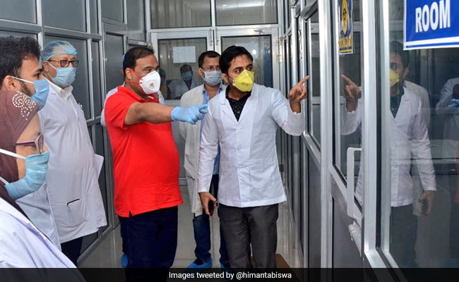 Assam Health Minister Meets Covid +ve Mentor-Turned-Rival Tarun Gogoi In PPE
