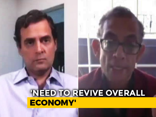 "Temporary Ration Card Should Be Given": Abhijit Banerjee To Rahul Gandhi