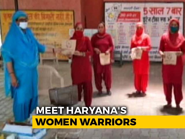 Protecting Haryana's Women Coronavirus Warriors