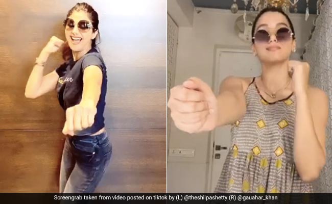 Shilpa Shetty To Gauahar Khan: Everyone's Trying This TikTok Challenge