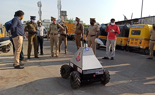 Coronavirus Lockdown: These 4-Wheeled Robots Are Keeping Chennai Police Safe