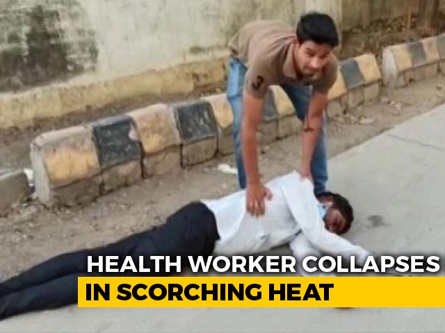 Madhya Pradesh Health Worker Collapses In Heat, No Help For 25 Minutes