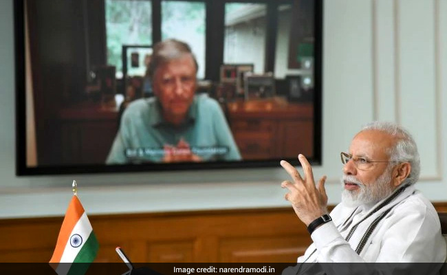PM Modi Discusses COVID-19 Situation And Vaccine To Cure It With Bill Gates