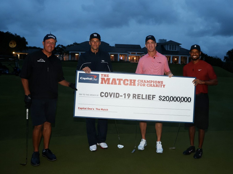 Tiger Woods-Peyton Manning Prevail In Star-Studded Match That Raised $20 Million For Charity