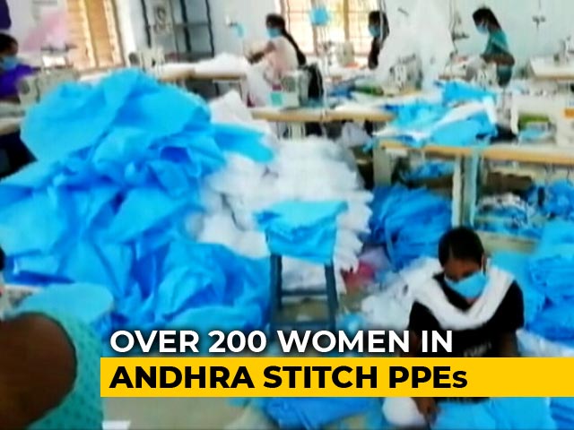 A Village In Andhra Pradesh Mass Produces PPEs. 200 Women Run Unit