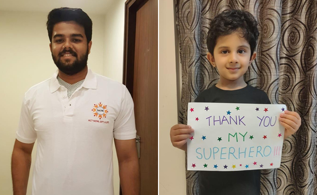 When A Bone Marrow Donor Met His 4-Year-Old Recipient For The First Time